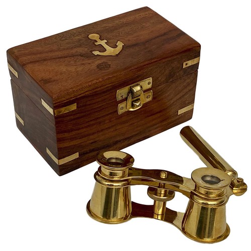 Vetro opera con scatola legno
