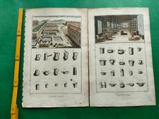 2 TAVOLE DIDEROT D'ALEMBERT