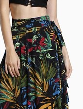 gonna lunga a campana stampa