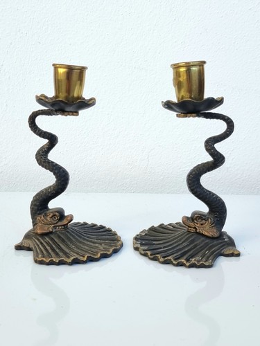 Coppia candelieri vintage - di,