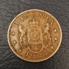 MONETA ROMANIA Buono da  1 LEU 1924 BB+