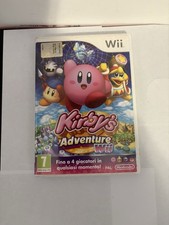 KIRBY'S ADVENTURE WII NINTENDO WII PAL ITALIANO COMPLETO DISCO COME NUOVO KIRBY 