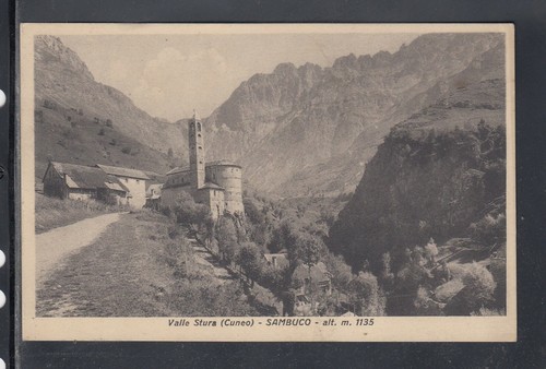 Cartolina valle stura cuneo - cartolina,