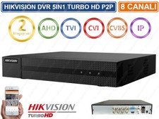 HIKVISION HWD-5108M DVR 5IN1 AHD CVI TVI CVBS IP 8 CH CANALI UTC 2 MPX TURBO HD