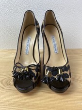 Scarpe décolleté open toe animalier Luciano Padovan - Made In Italy