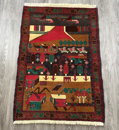 Tappeto vintage guerra - , afgano