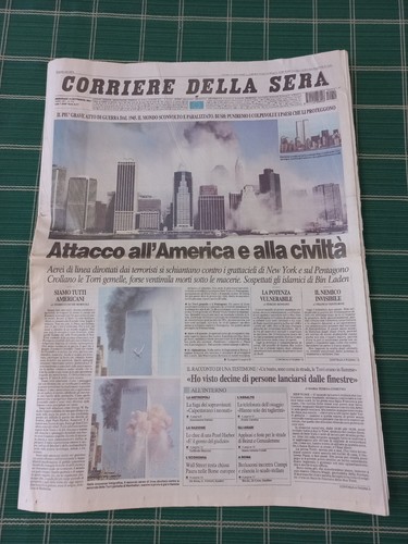 Corriere della sera - corriere, 12/09/2001