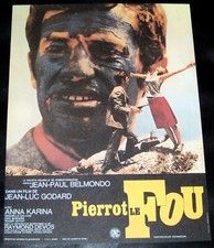 PiERROT LE FOU Jean-Luc Godard