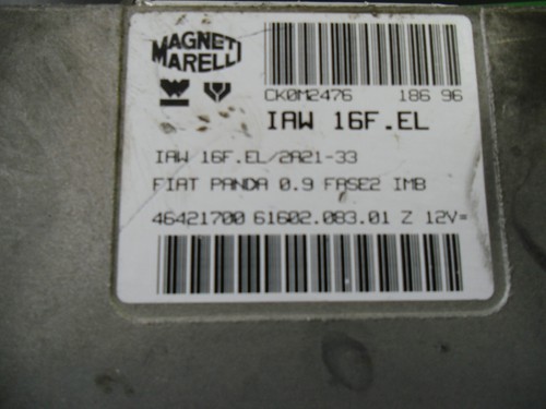 Centralina motore fiat - motore,