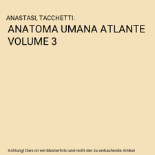 ANATOMA UMANA ATLANTE VOLUME