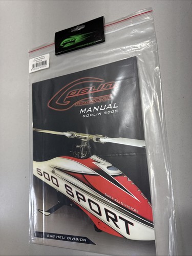 Manuale istruzioni goblin 500 - manuale,