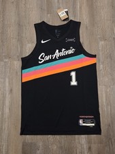 Maglia San Antonio Spurs Victor Wembanyama 2025 Nike Authentic City Edition 48