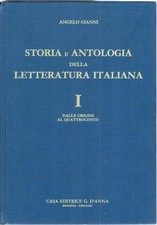 "Storia e antologia della letteratura italiana" di A. Gianni