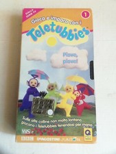 VHS video cassette GIOCA E IMPARA CON I TELETUBBIES - Usato - Buone condizioni 