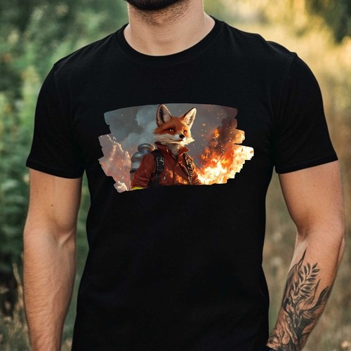 Shirt uomo volpe come - uomo,