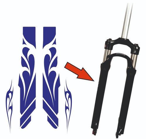 Set adesivi forcella bici 26 - set,