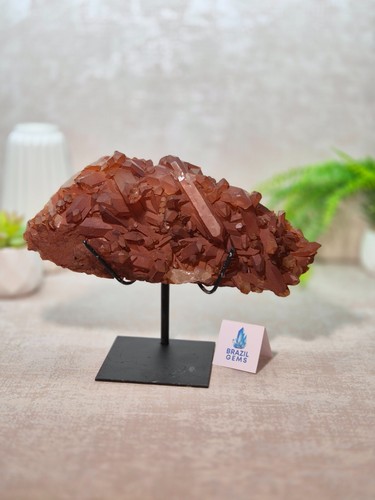 Natural tangerine quartz - tangerine,
