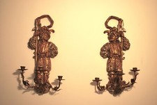 Splendida Coppia di applique antiche in stile fine XIX secolo