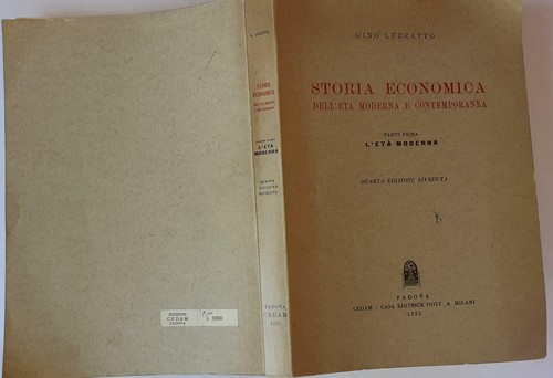 Storia economica dell eta - economica, dell'eta'