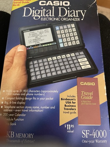 Casio 4000 calendario - casio, sf-4000