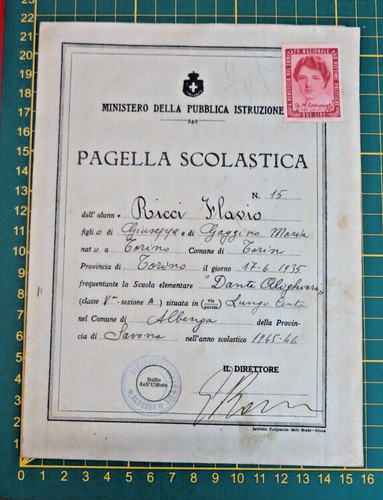 Pagella scolastica albenga - pagella,
