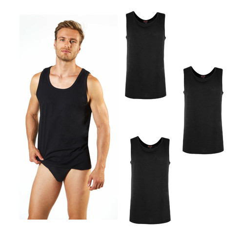 Tris canotte spalla larga - , uomo