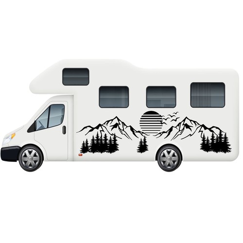 Adesivi auto montagna - adesivi,