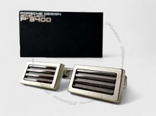 Gemelli Porsche Design P3400 Griglia cufflink Titanium Black twins 996 993 turbo