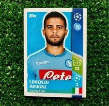FIGURINA TOPPS CHAMPIONS LEAGUE 2017/18 NAPOLI N°465 INSIGNE 2018