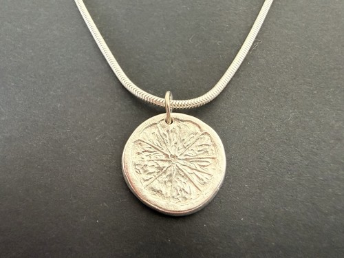 Arancione argento con - 🍊, in