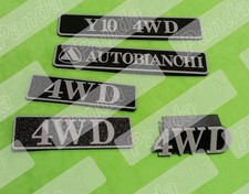 KIT TARGHETTE Y10 4WD 2^ - 3^ serie KIT LOGO STEMMA EMBLEMA 4x4