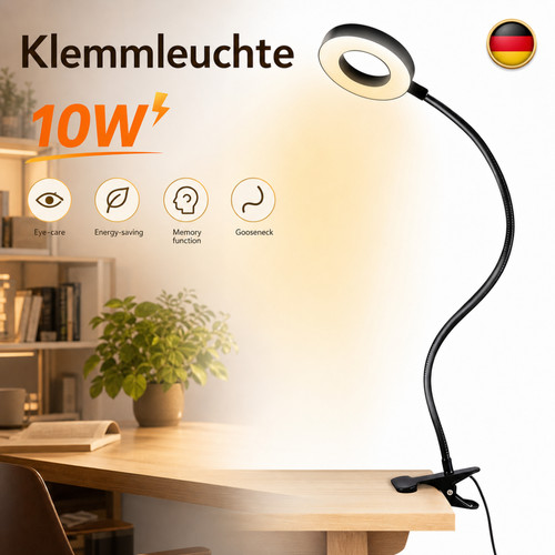 Lampada morsetto led - morsetto,