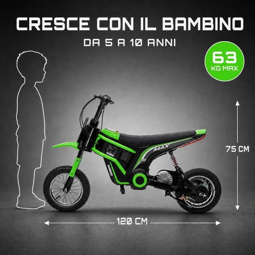 Moto cross elettrica bambini - cross,
