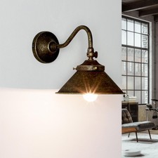 Lampada da parete bronzo