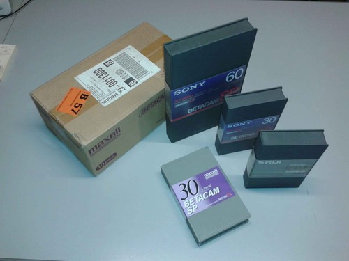 Videocassette betacam nuove - betacam,