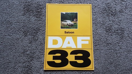 Daf brochure vendita 1972 - 33,