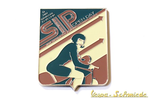 Targa metallo vespa sip - targa,