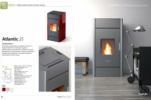 Termostufa pellet 4kw - a, 20,4kw
