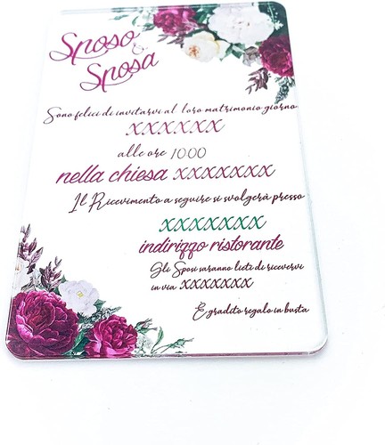Partecipazioni matrimonio - di,
