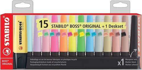 Evidenziatori stabilo boss - evidenziatori,