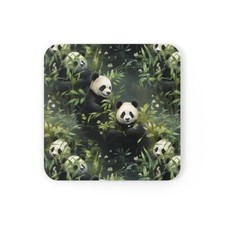 Sottobicchiere sughero panda