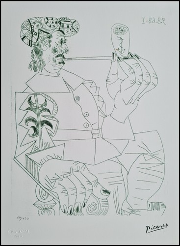 Pablo picasso litografia - pablo,