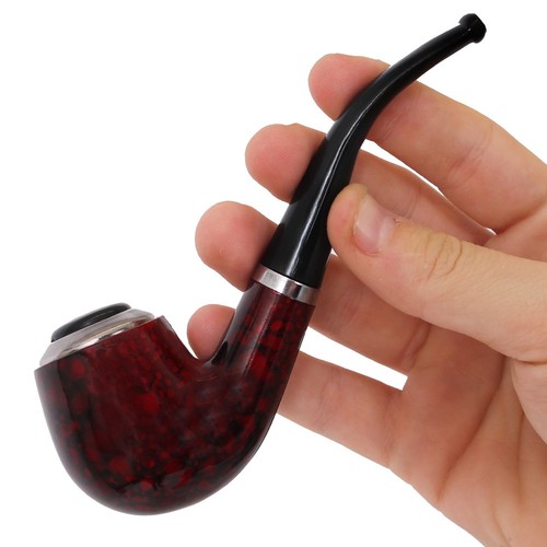 Pipa fumo look legno - da,