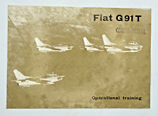 FIAT G 91 T Fiat Divisione Aviazione Catalogo pubblicitario aereo NATO OTAN