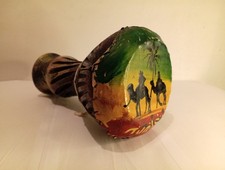 TAMBURO BONGO ceramica dipinta