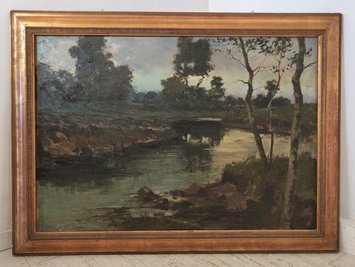 Grande quadro dipinto olio - quadro,