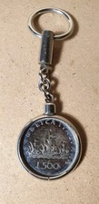 Vintage PORTACHIAVI Con Moneta
