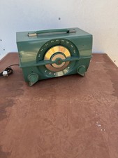 Zenith R615F Radio d'epoca pulita non testata Teal