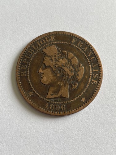 Moneta francia centesimi - moneta,