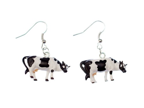 Mucca orecchini mucche - mucca,
